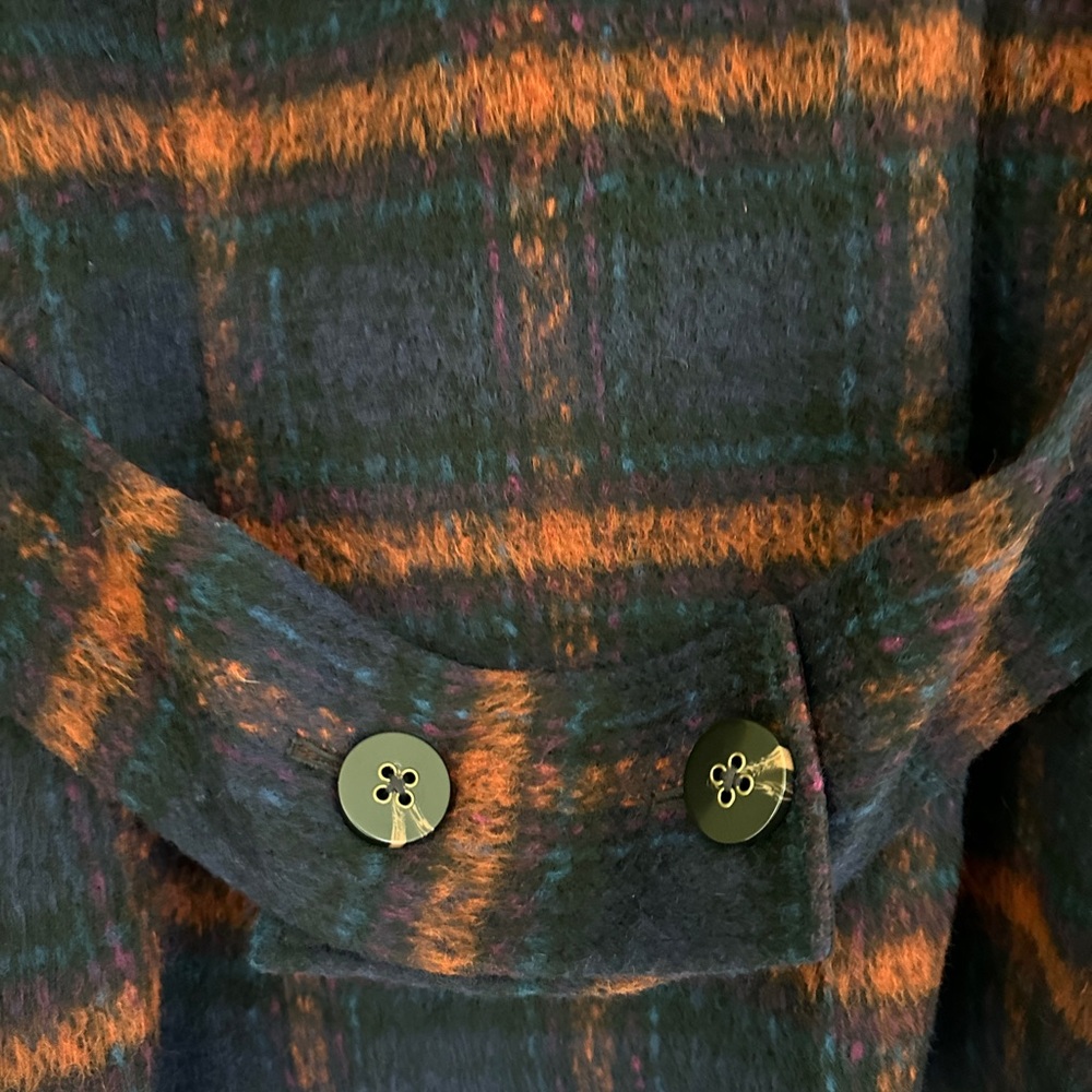 Cabi Checkmate Jacket Plaid Double Breasted Blazer Size L - Picture 10 of 14